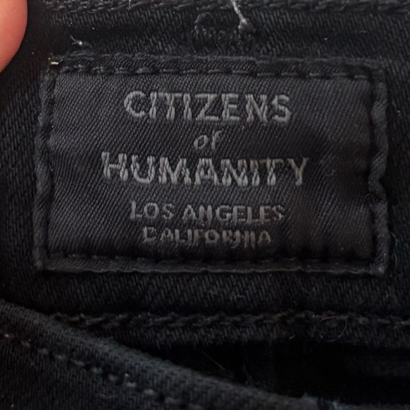 Citizens of Humanity Rocket Mid Rise Skinny Jeans Black Size 30 - Picture 5 of 10